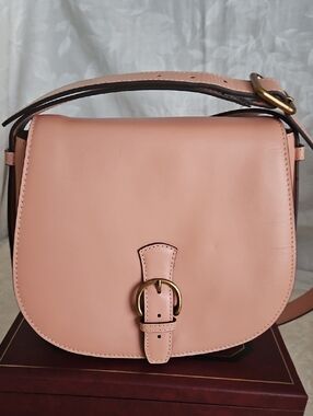 Sam Edelman Hallie Leather Crossbody Saddle Bag.